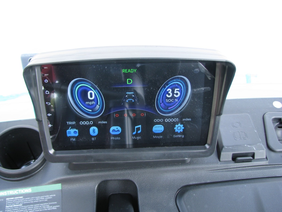 Golf Carts With CarPlay, Screens and Cameras